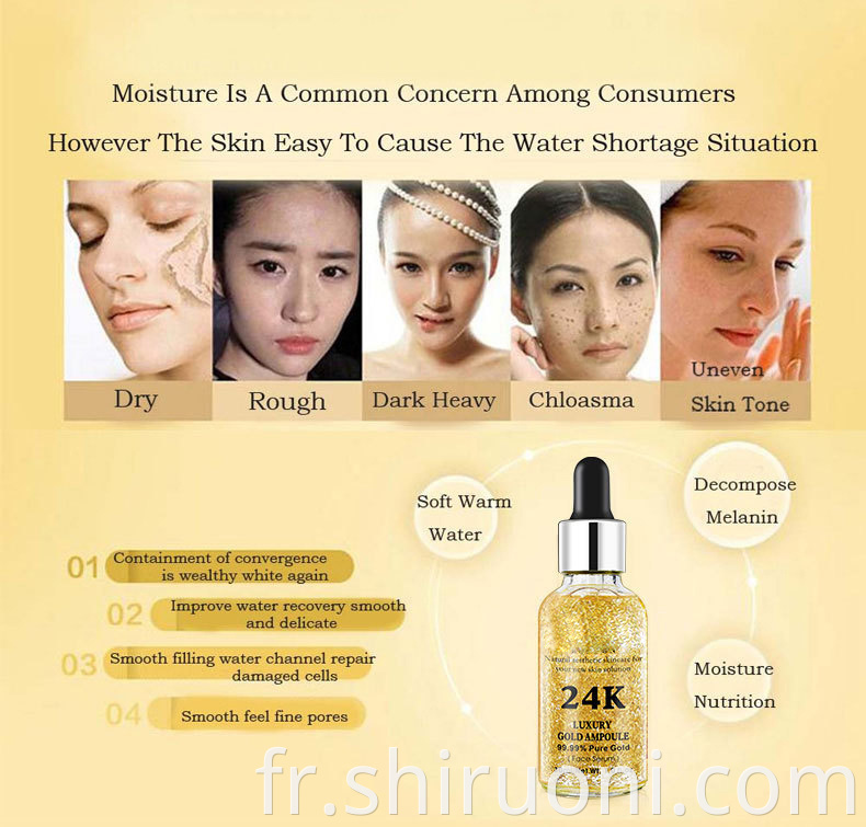 24k gold face serum